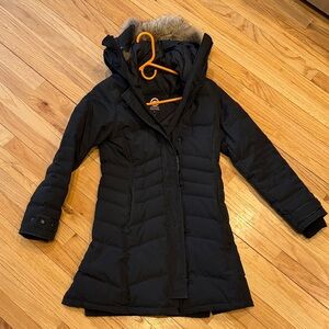 Canada Goose Black Parka With Fur size XS